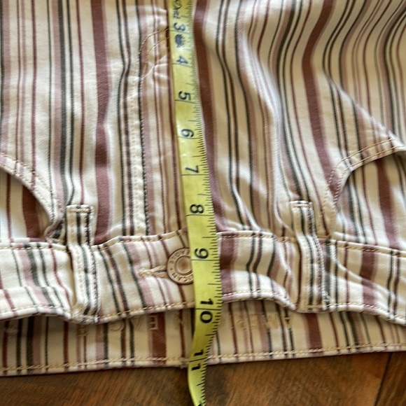 American Eagle Hi Rise Jegging Striped Skinny Next Level Stretch  Sz 10 - Picture 8 of 10